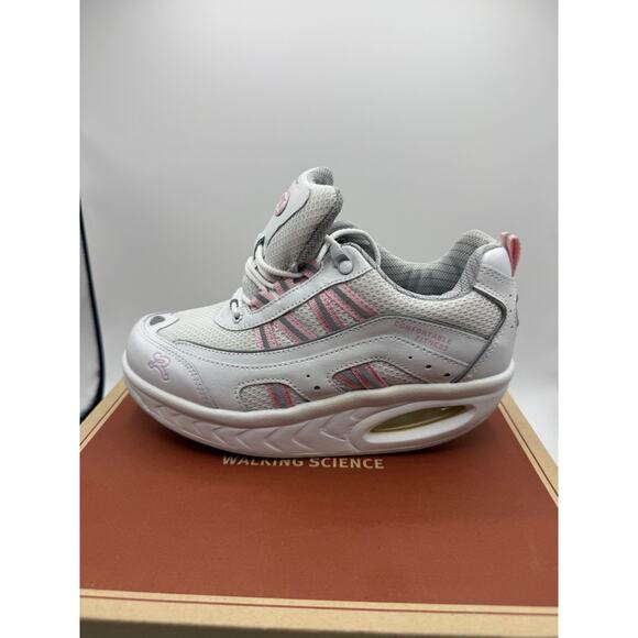 Ryn Walking Science White Pink Womens Shoes Size 6 KOR 230 *New - Picture 5 of 16